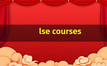 lse courses